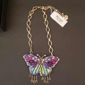 Betsey Johnson Butterfly Necklace